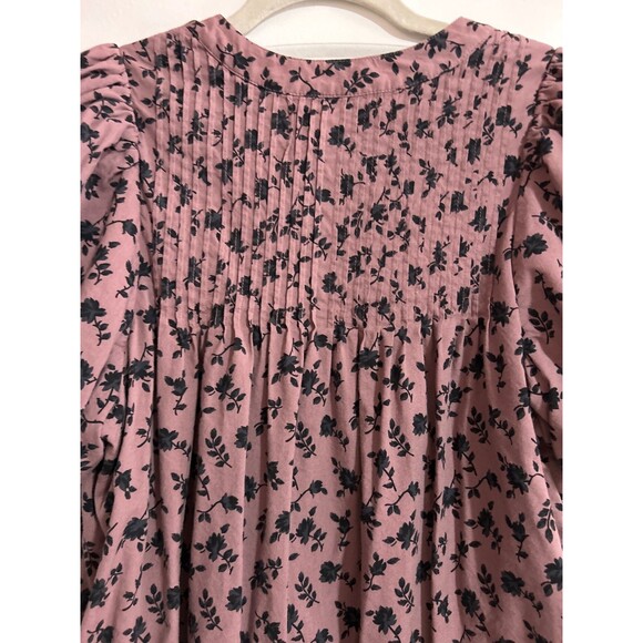 Madewell Women’s Tillie Puff Sleeve A-Line Mini Dress size S Boho Whimsygoth - Picture 9 of 13